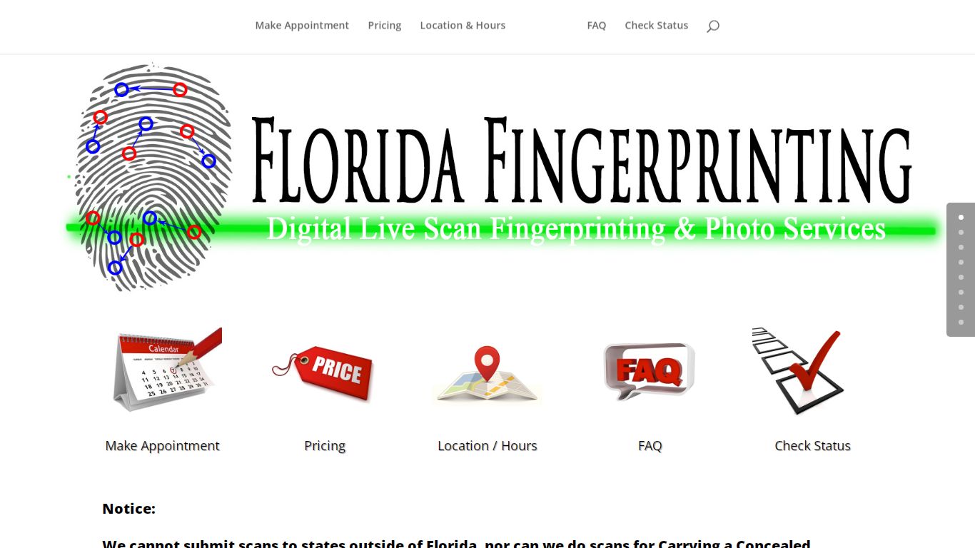 Finger Printing Florida | Digital Live Scan Fingerprinting and Photo ...